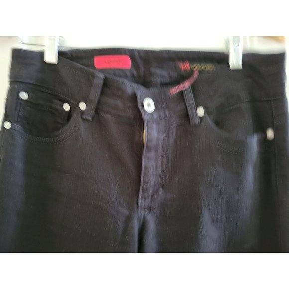 AG Adriano Goldschmied The Gamin Flare bootcut BlackJean pants size 31R - Picture 5 of 7